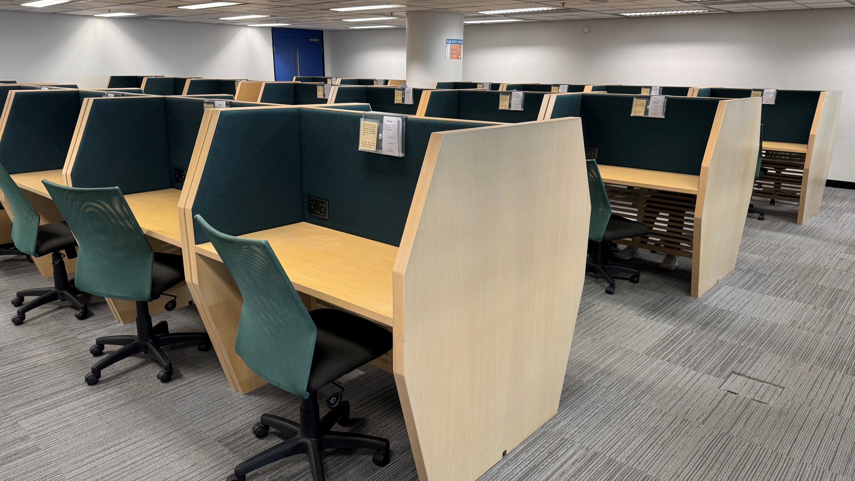 1F carrels