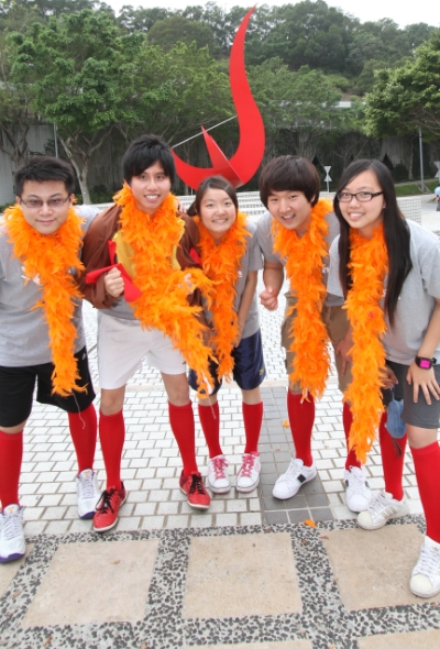 Team of student activities group image